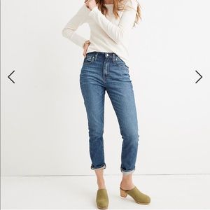 Madewell High Rise Slim BoyJean
